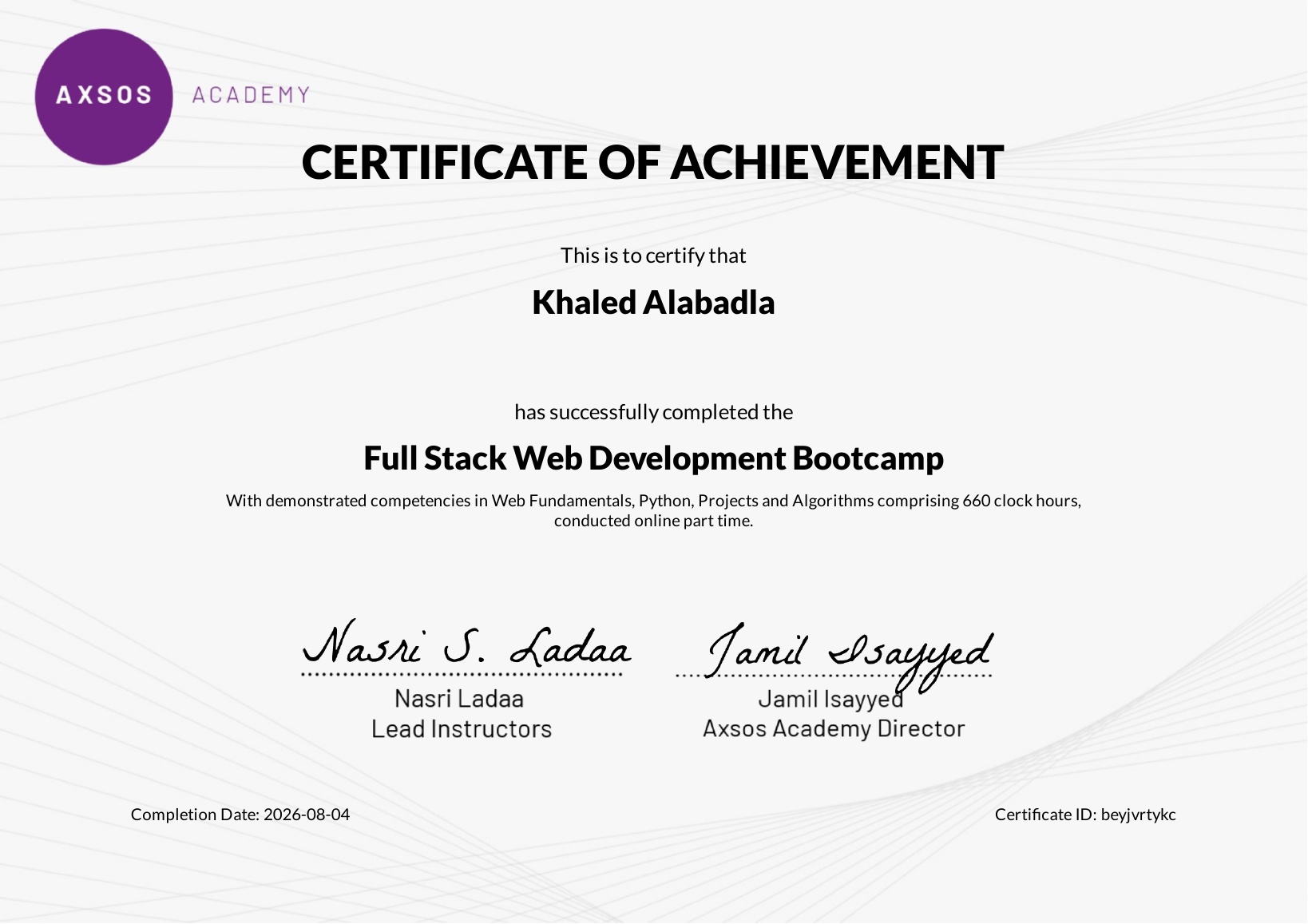 Full Stack Bootcamp